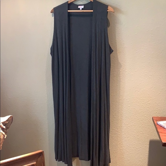 LuLuRoe Joy Vest Duster - Picture 2 of 8